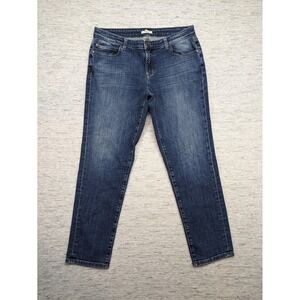 Eileen Fisher Denim Jeans Comfort Stretch Dark Wash Casual Pants Women's 8‎